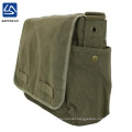 wholesale durable retro canvas two sided shoulder bag for men